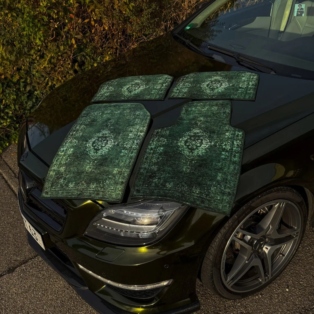 Car Bohemian Retro Ethnic Style Stain-resistant Wear-resistant Foot Mat