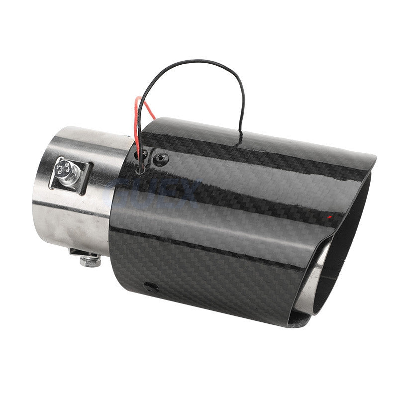 Universal Carbon Fiber LED Muffler Tip