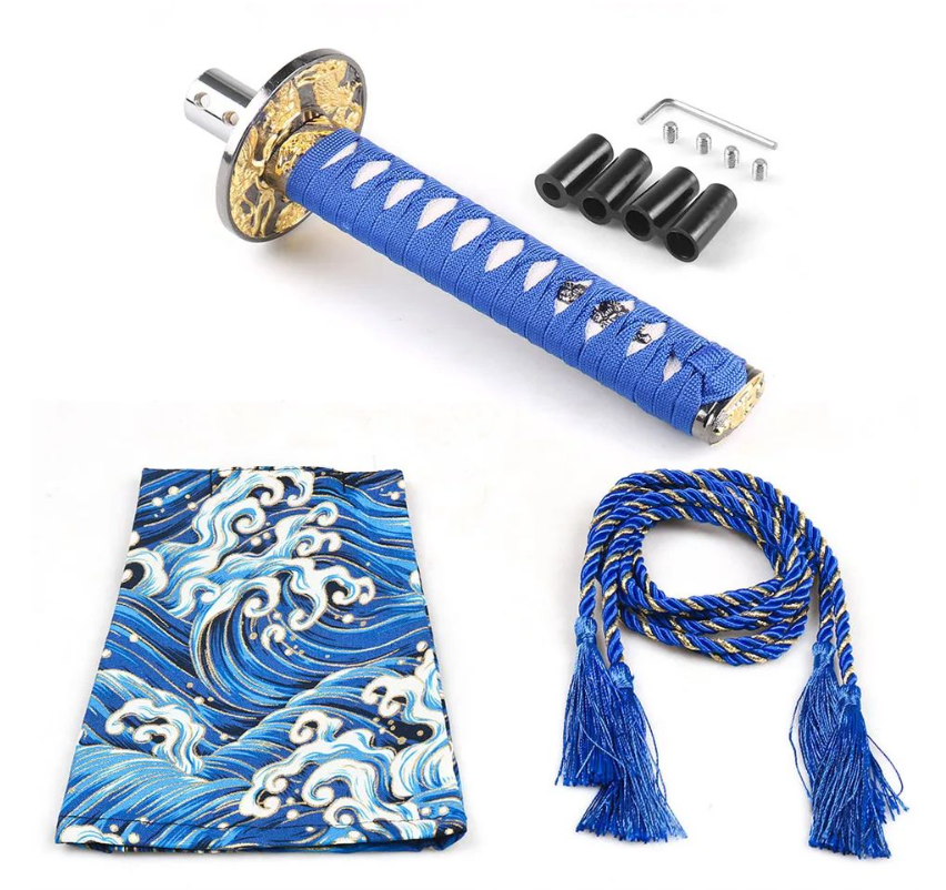 Samurai Katana Style Gear Shift Knob with Accessories