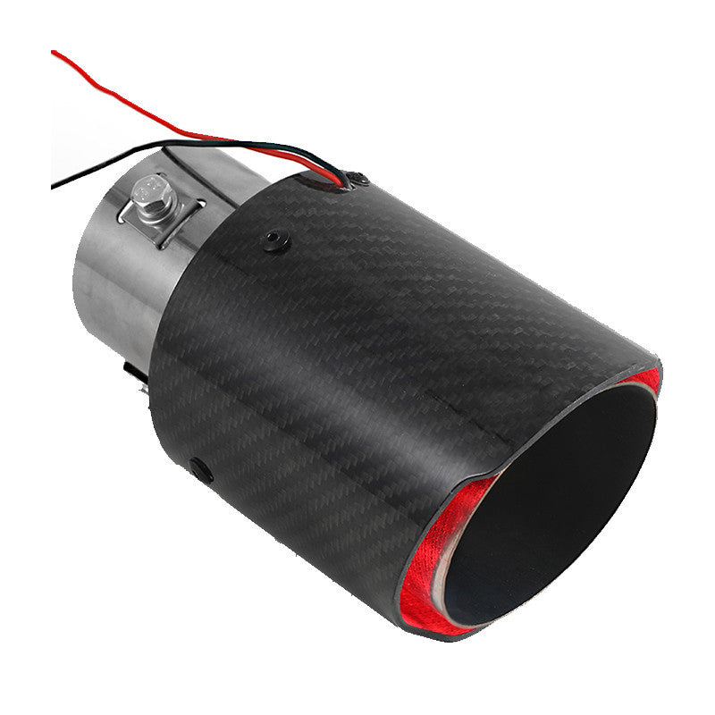 Universal Carbon Fiber LED Muffler Tip