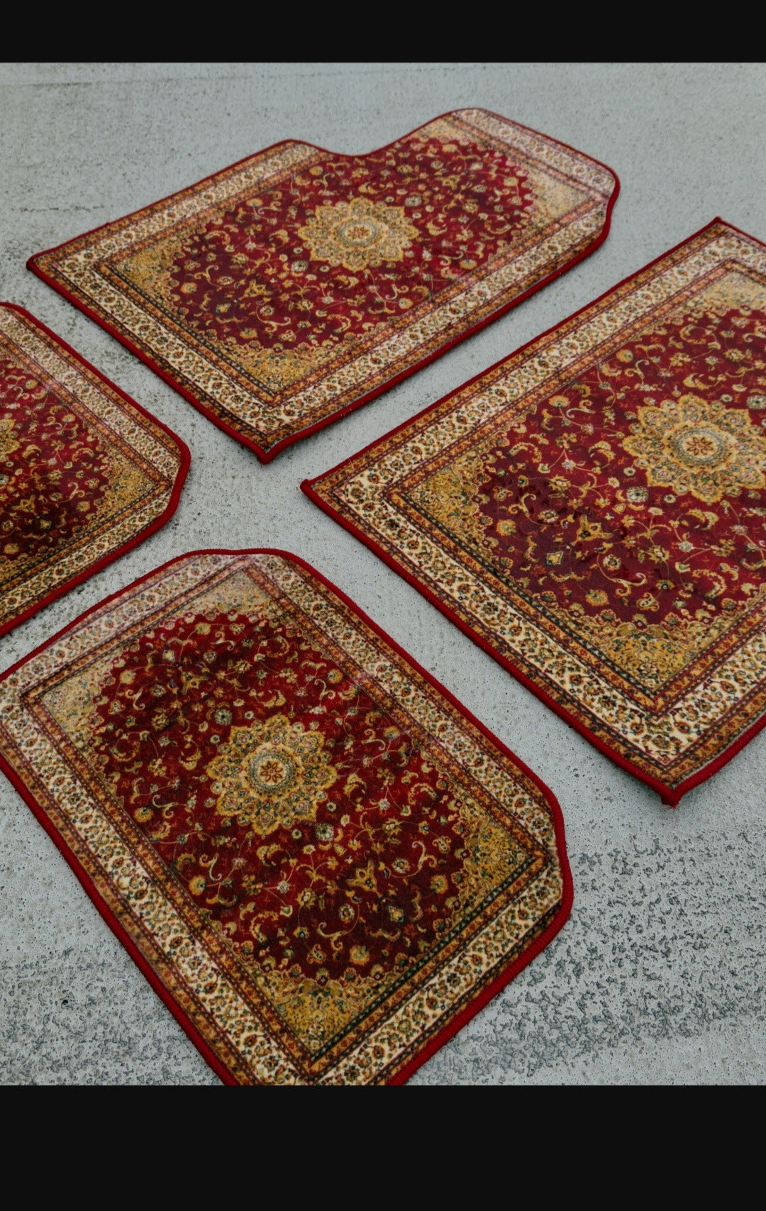 Car Bohemian Retro Ethnic Style Stain-resistant Wear-resistant Foot Mat