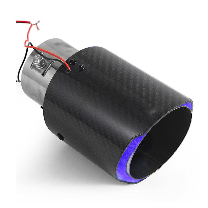 Universal Carbon Fiber LED Muffler Tip